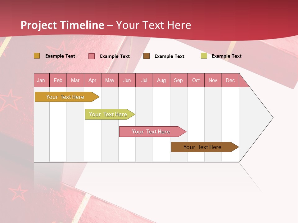 Red Celebration Life PowerPoint Template