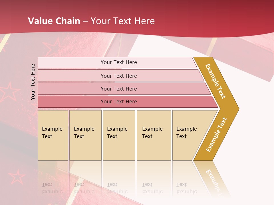 Red Celebration Life PowerPoint Template