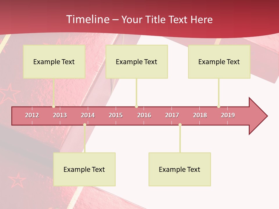 Red Celebration Life PowerPoint Template
