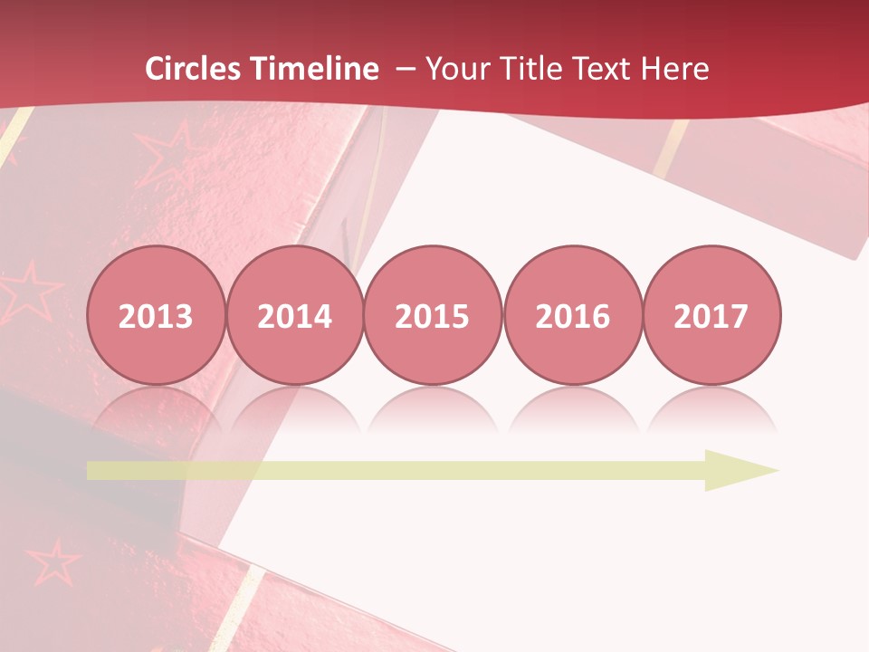 Red Celebration Life PowerPoint Template