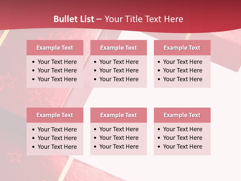 Red Celebration Life PowerPoint Template