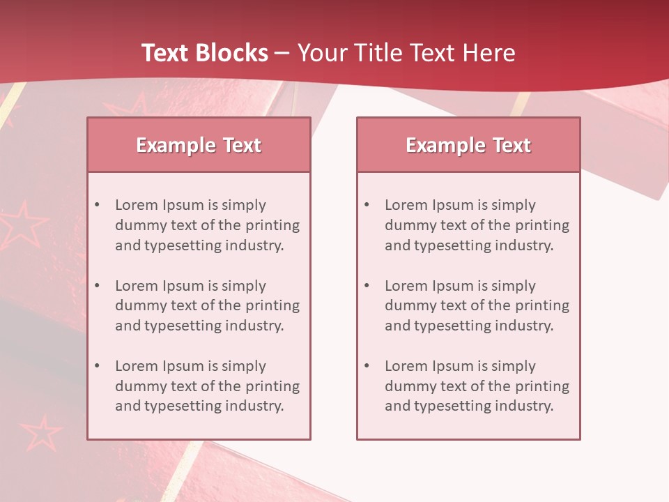 Red Celebration Life PowerPoint Template