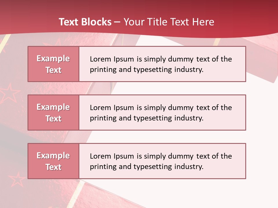 Red Celebration Life PowerPoint Template