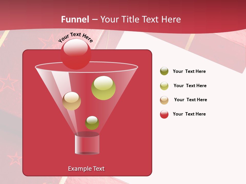Red Celebration Life PowerPoint Template