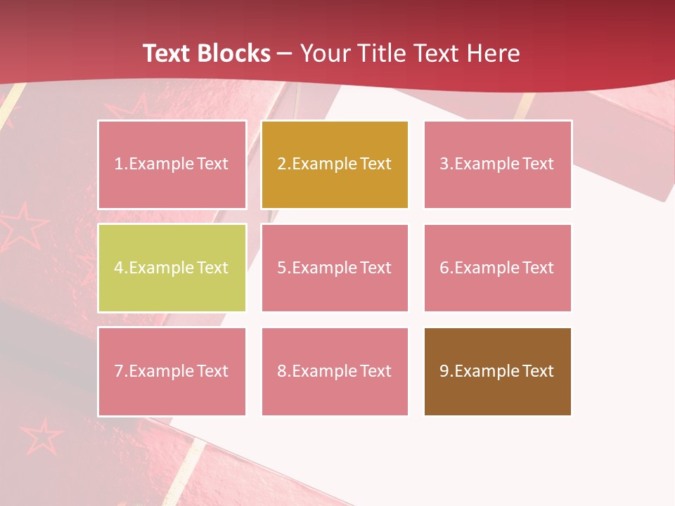 Red Celebration Life PowerPoint Template