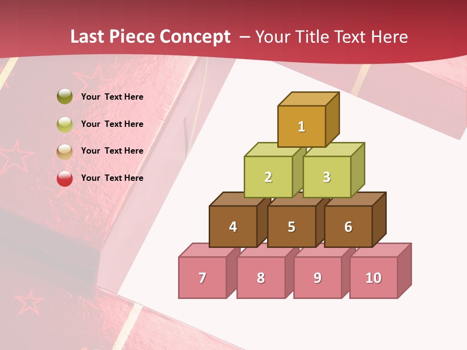 Red Celebration Life PowerPoint Template