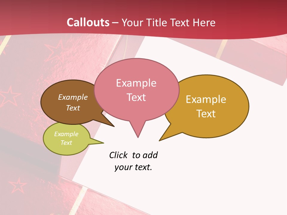 Red Celebration Life PowerPoint Template