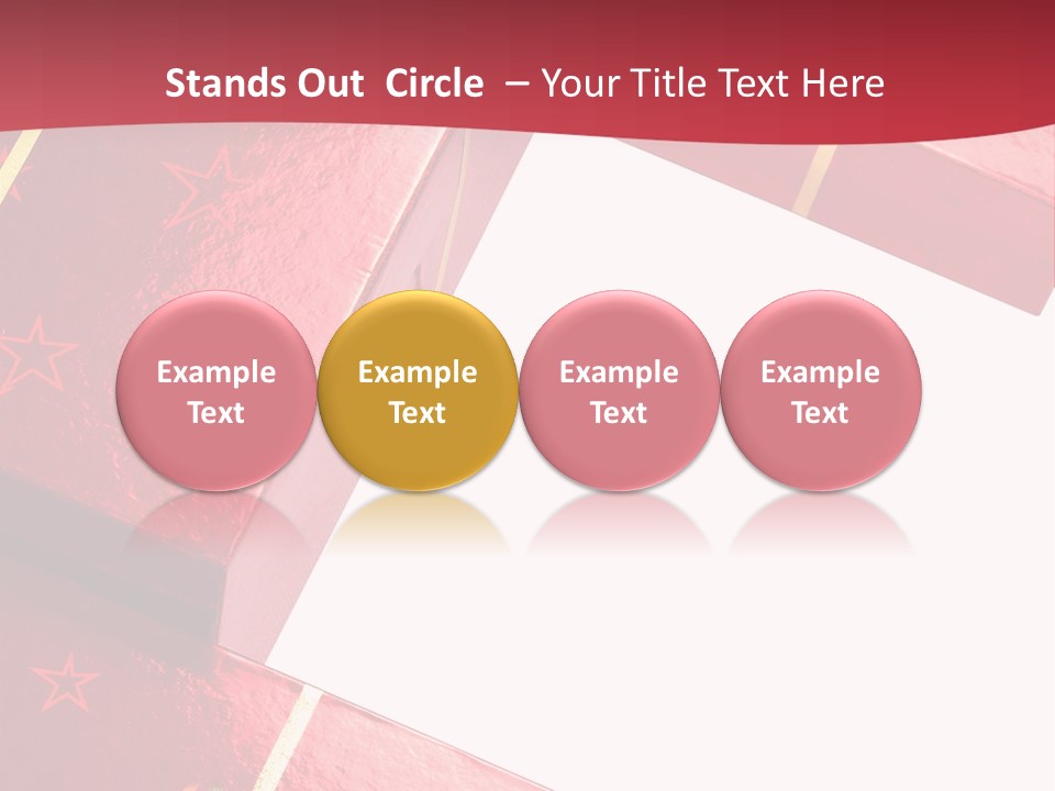 Red Celebration Life PowerPoint Template