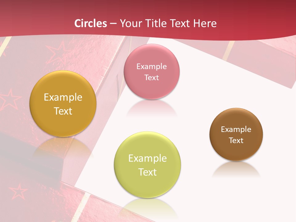 Red Celebration Life PowerPoint Template
