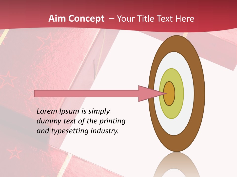 Red Celebration Life PowerPoint Template