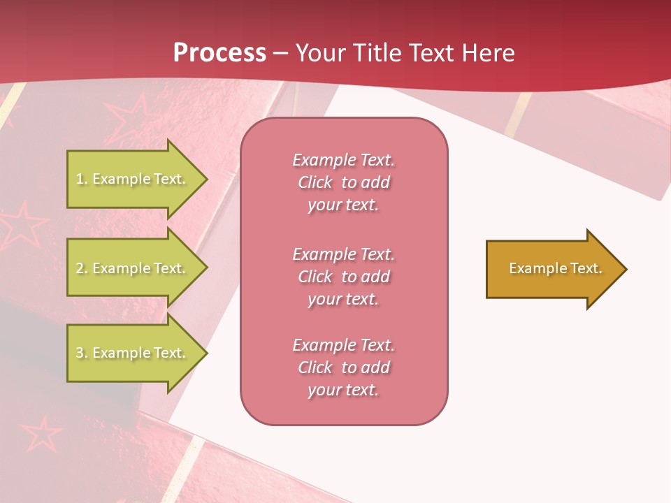 Red Celebration Life PowerPoint Template