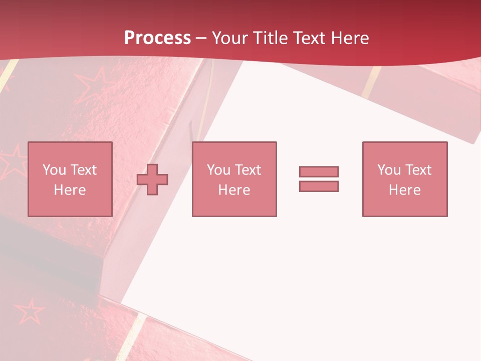 Red Celebration Life PowerPoint Template