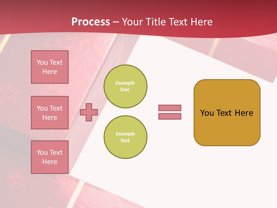 Red Celebration Life PowerPoint Template