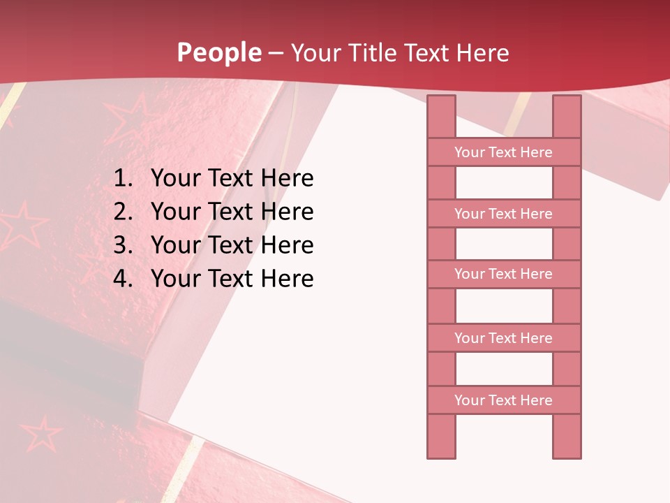 Red Celebration Life PowerPoint Template