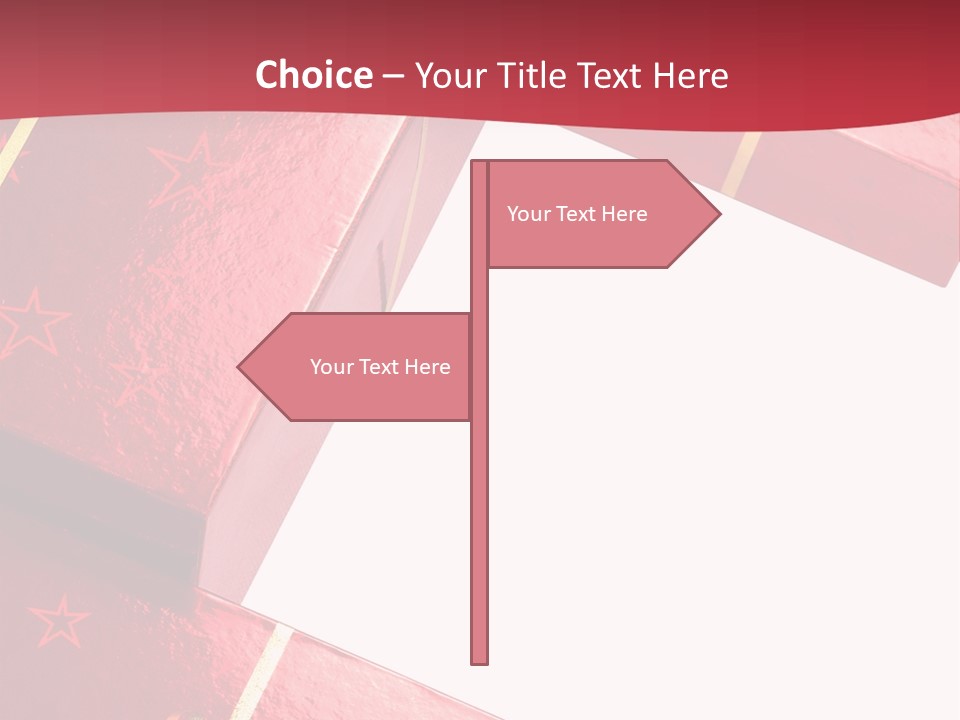 Red Celebration Life PowerPoint Template