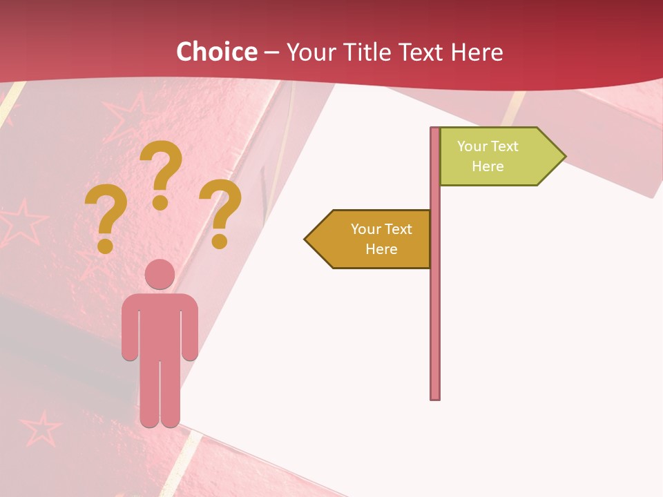 Red Celebration Life PowerPoint Template