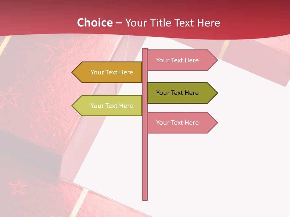 Red Celebration Life PowerPoint Template