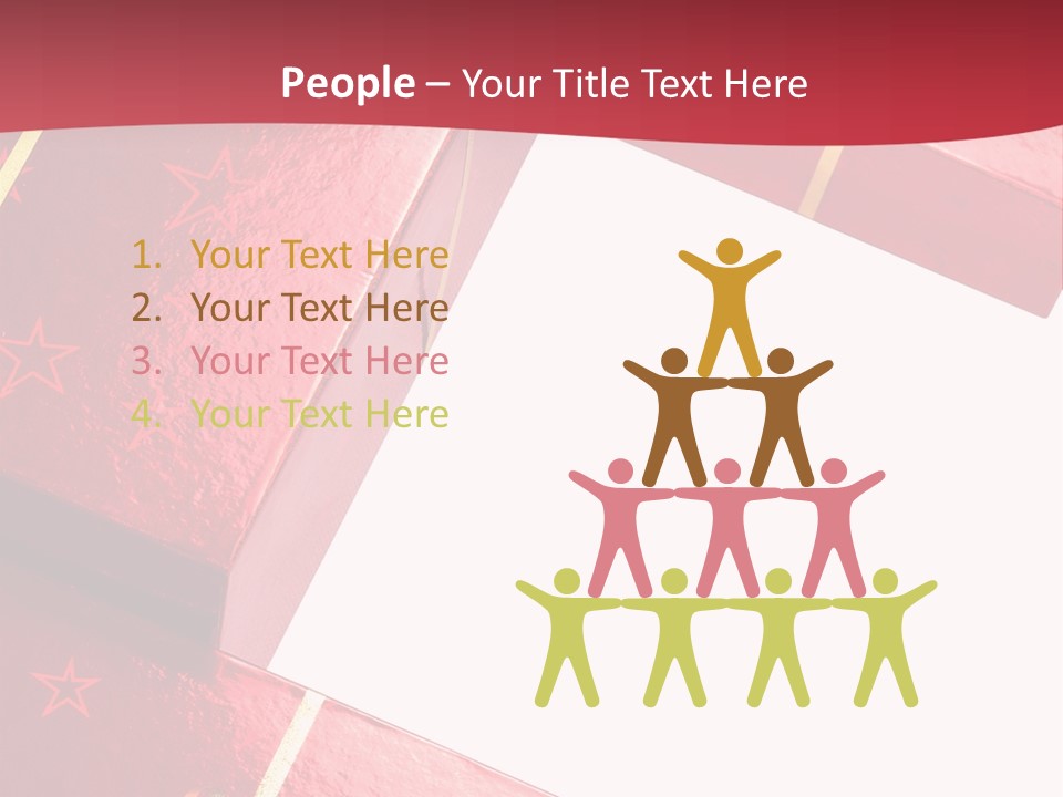Red Celebration Life PowerPoint Template