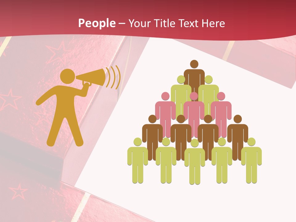 Red Celebration Life PowerPoint Template