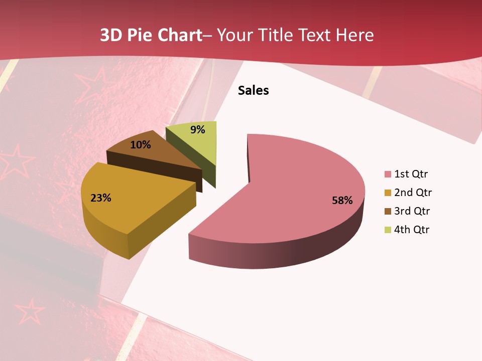 Red Celebration Life PowerPoint Template