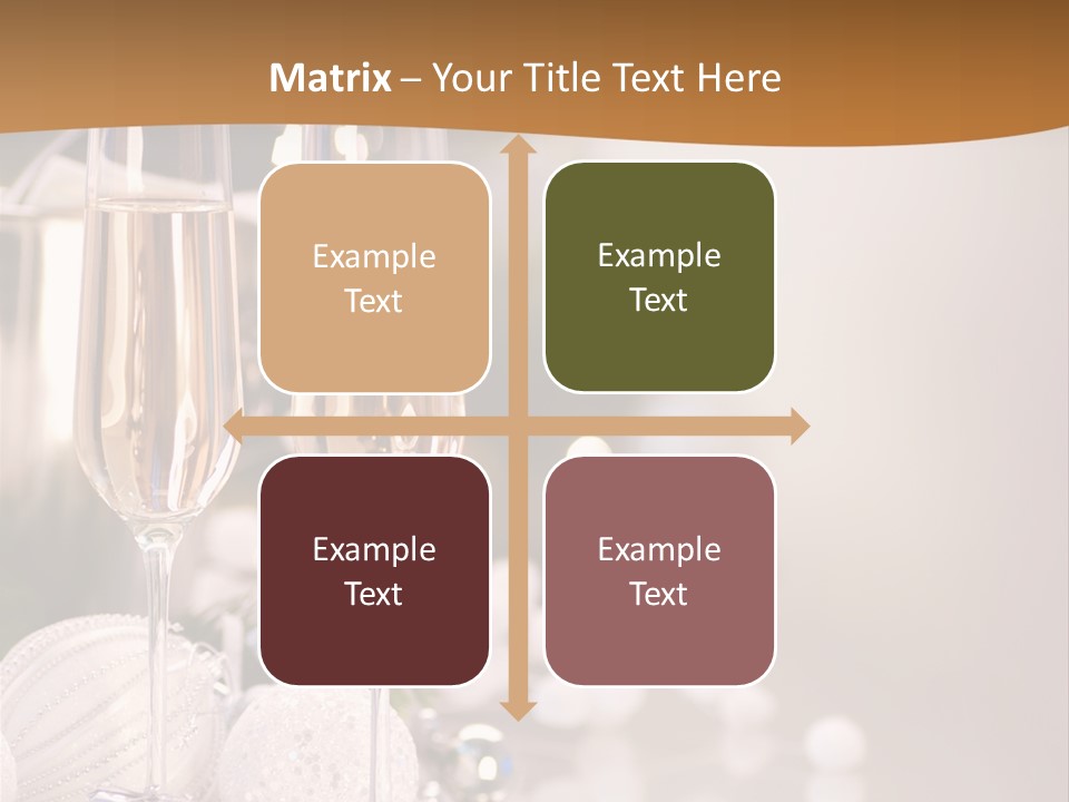Tree Glass Symbol PowerPoint Template