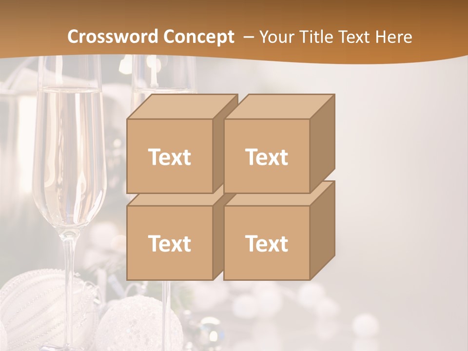 Tree Glass Symbol PowerPoint Template