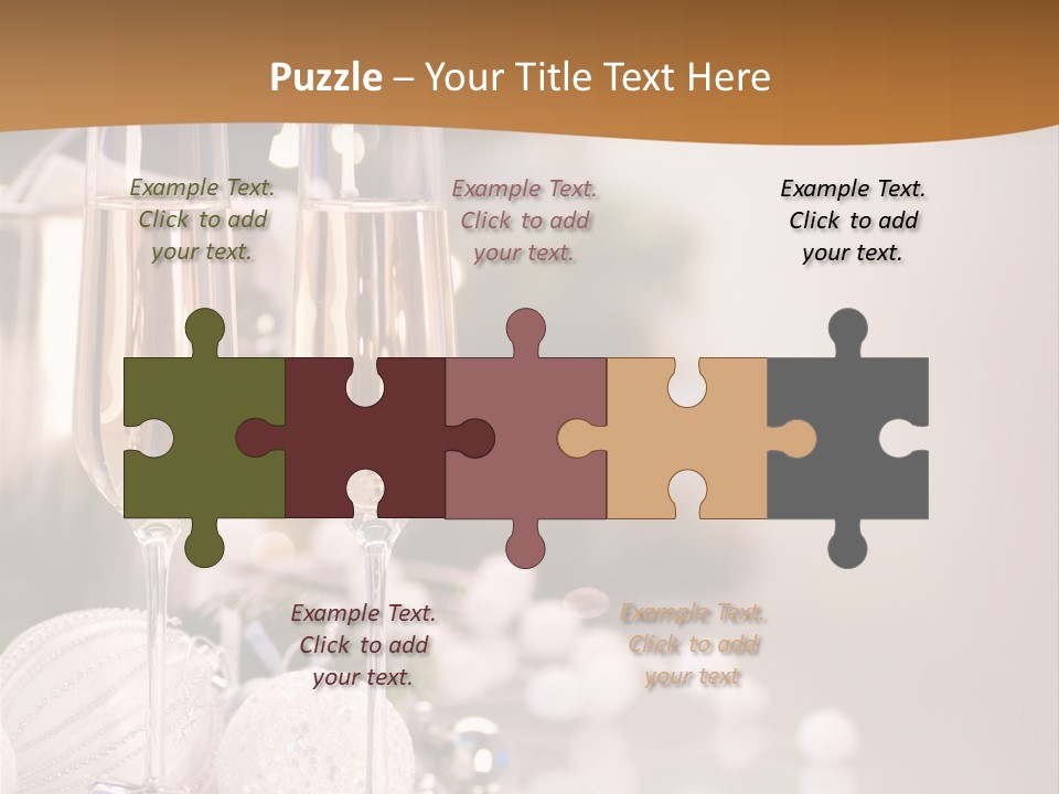 Tree Glass Symbol PowerPoint Template