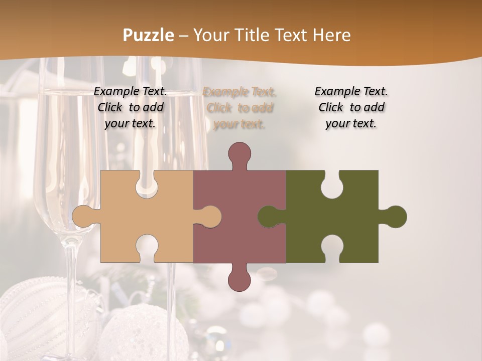 Tree Glass Symbol PowerPoint Template