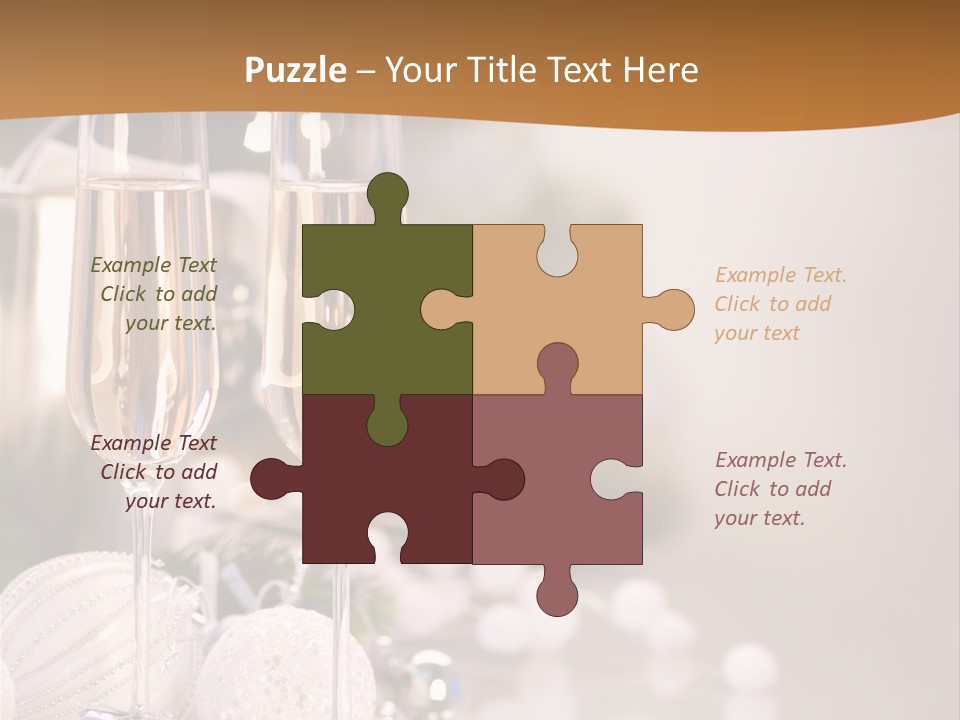 Tree Glass Symbol PowerPoint Template