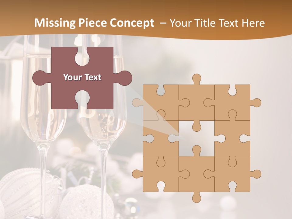 Tree Glass Symbol PowerPoint Template