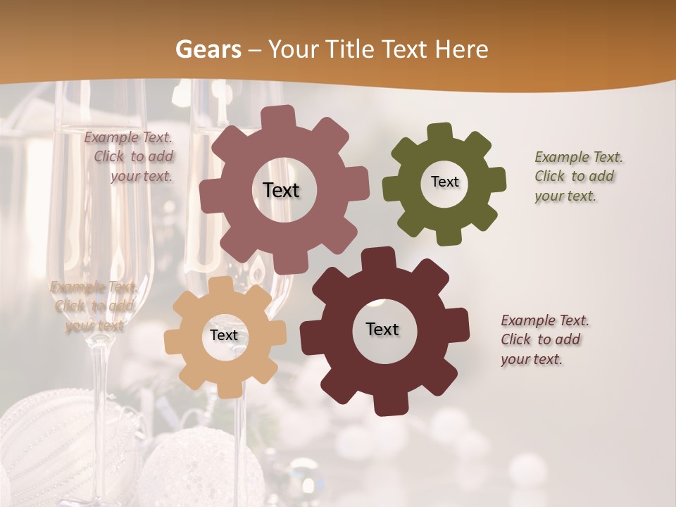 Tree Glass Symbol PowerPoint Template