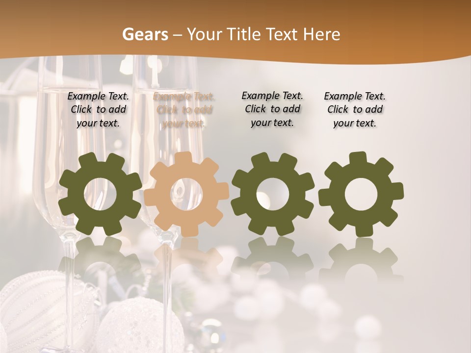 Tree Glass Symbol PowerPoint Template