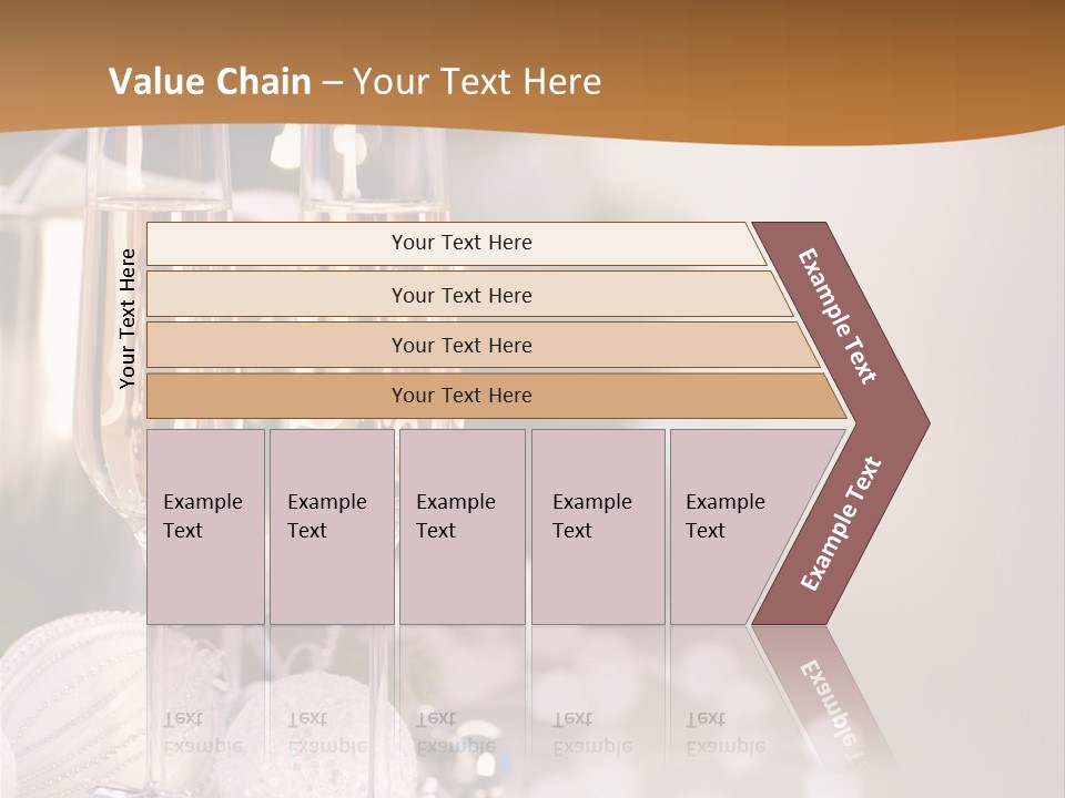 Tree Glass Symbol PowerPoint Template