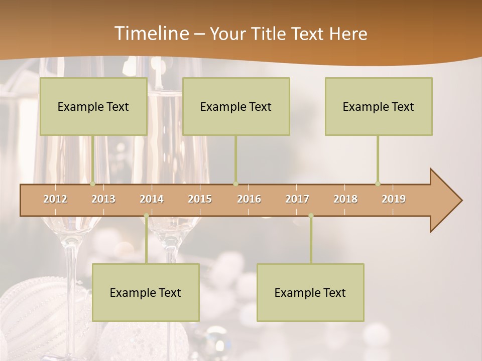 Tree Glass Symbol PowerPoint Template