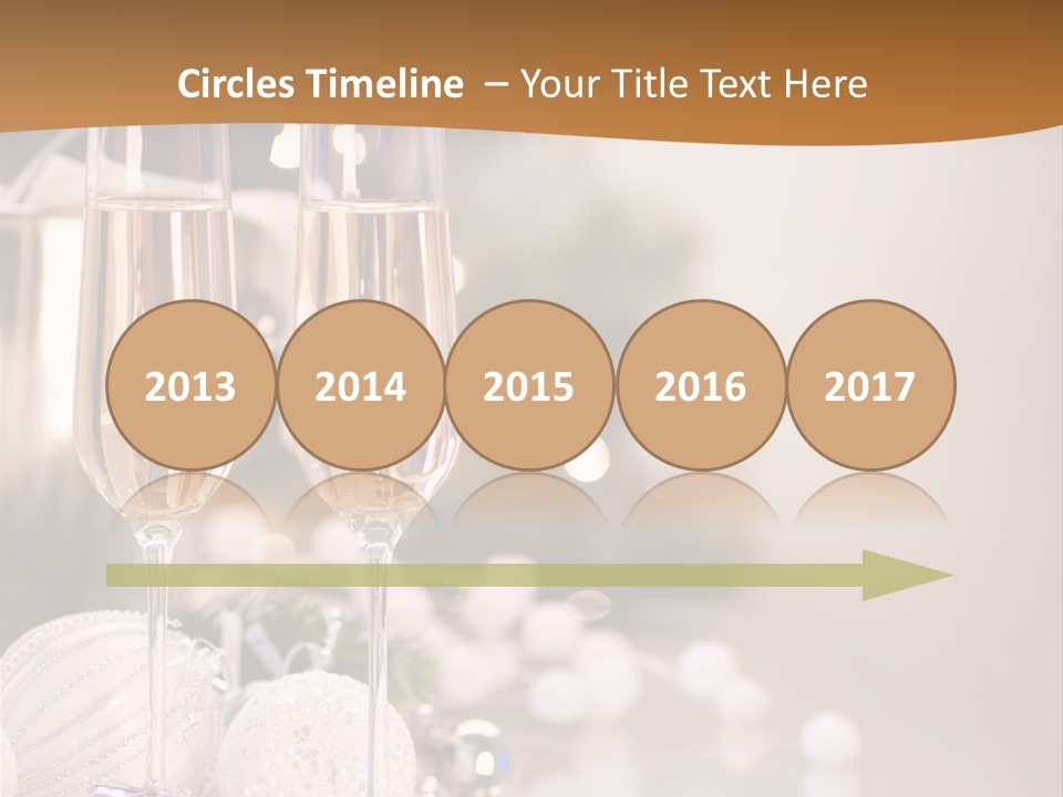 Tree Glass Symbol PowerPoint Template