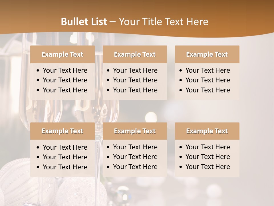 Tree Glass Symbol PowerPoint Template