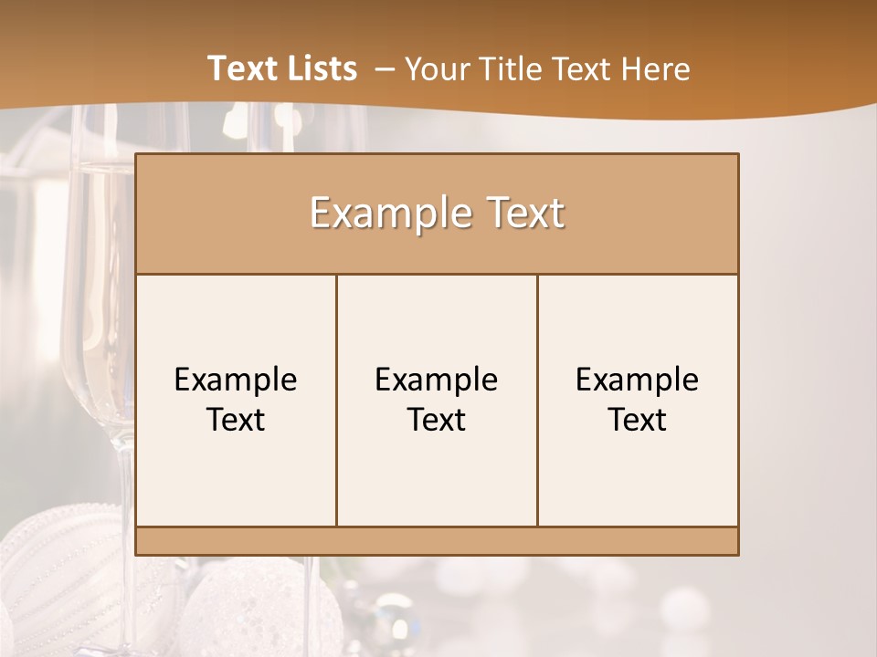 Tree Glass Symbol PowerPoint Template