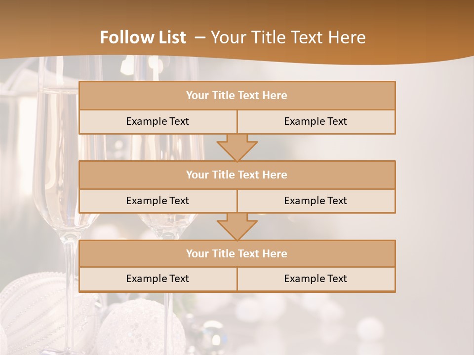 Tree Glass Symbol PowerPoint Template