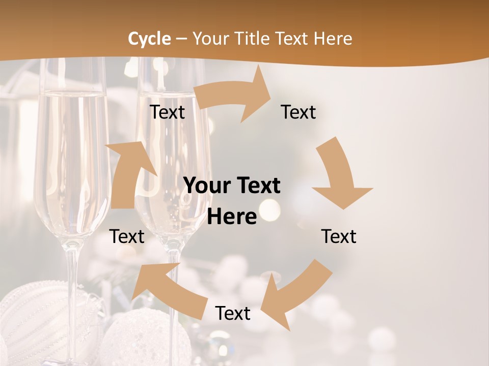 Tree Glass Symbol PowerPoint Template