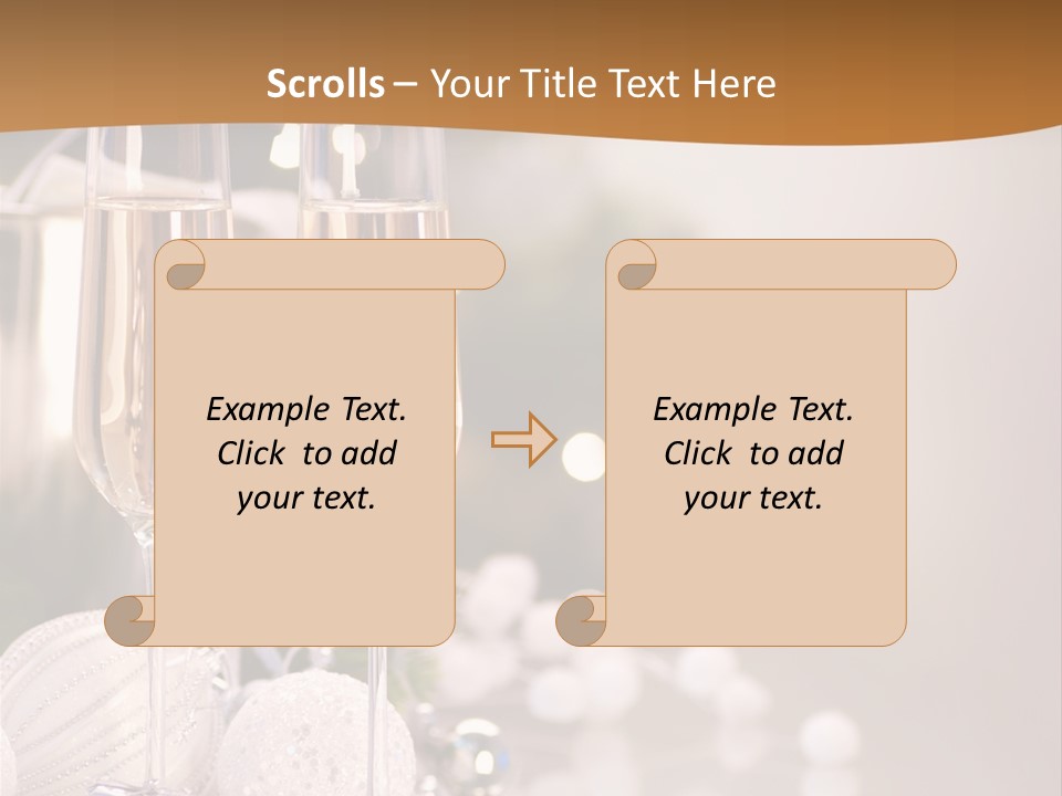Tree Glass Symbol PowerPoint Template