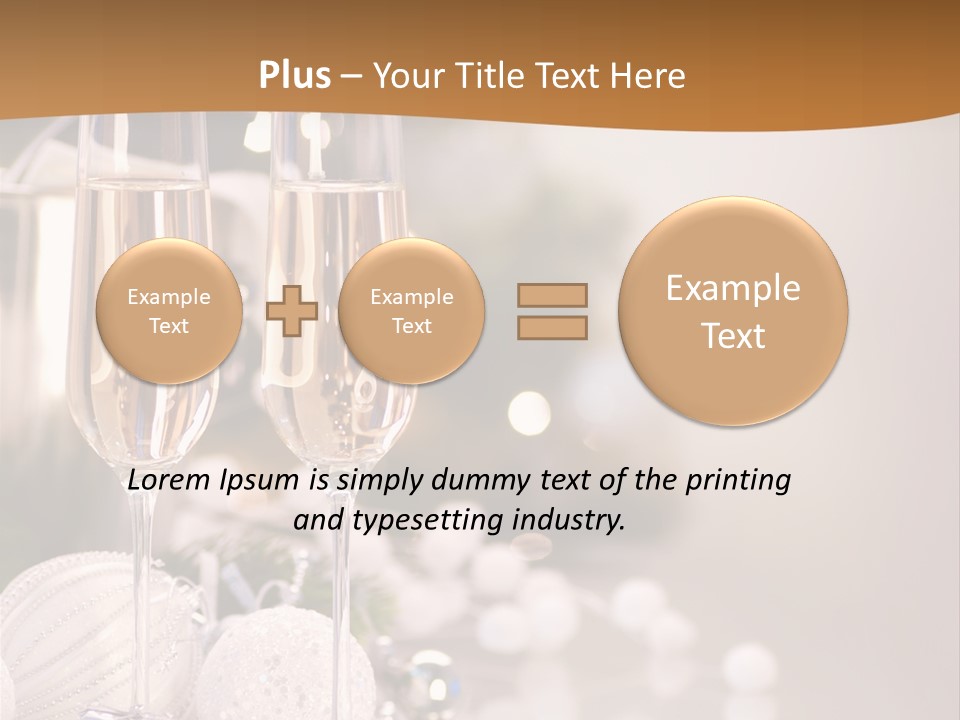 Tree Glass Symbol PowerPoint Template