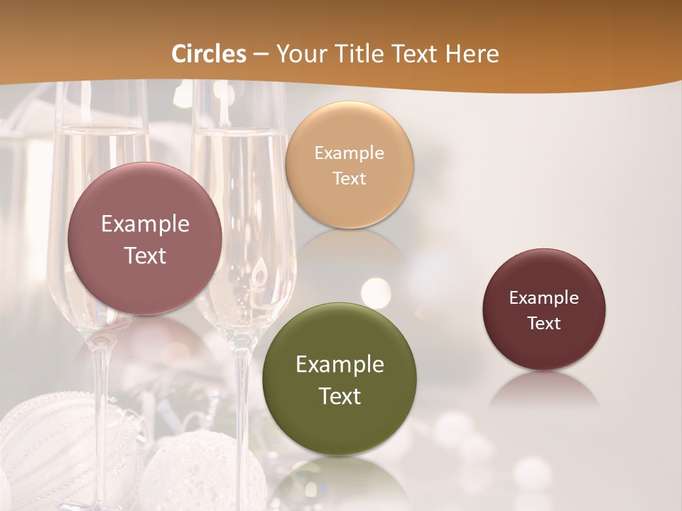 Tree Glass Symbol PowerPoint Template