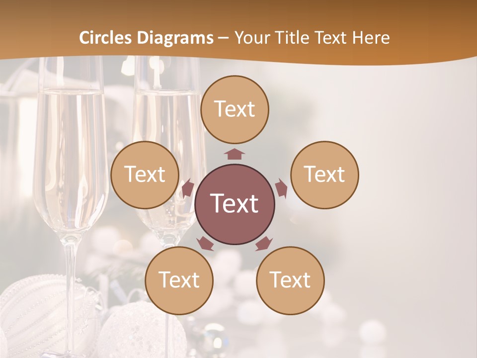 Tree Glass Symbol PowerPoint Template