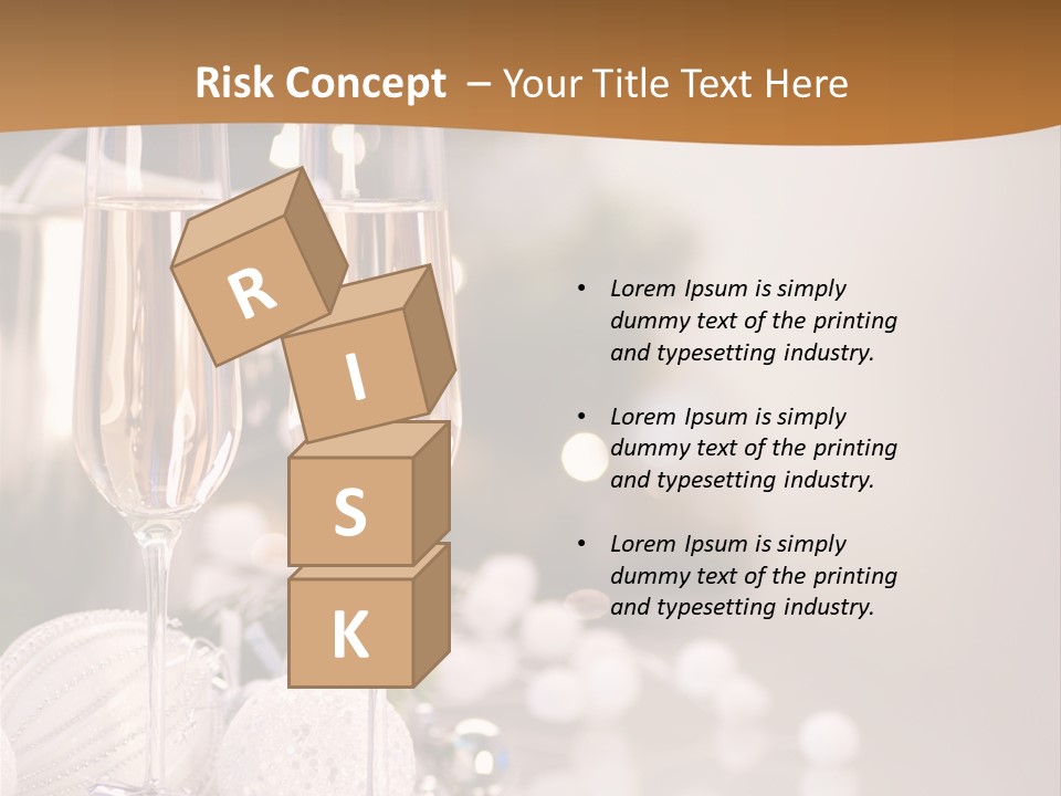 Tree Glass Symbol PowerPoint Template