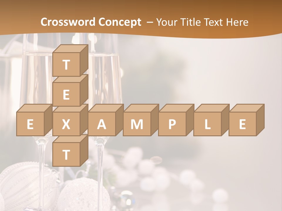 Tree Glass Symbol PowerPoint Template