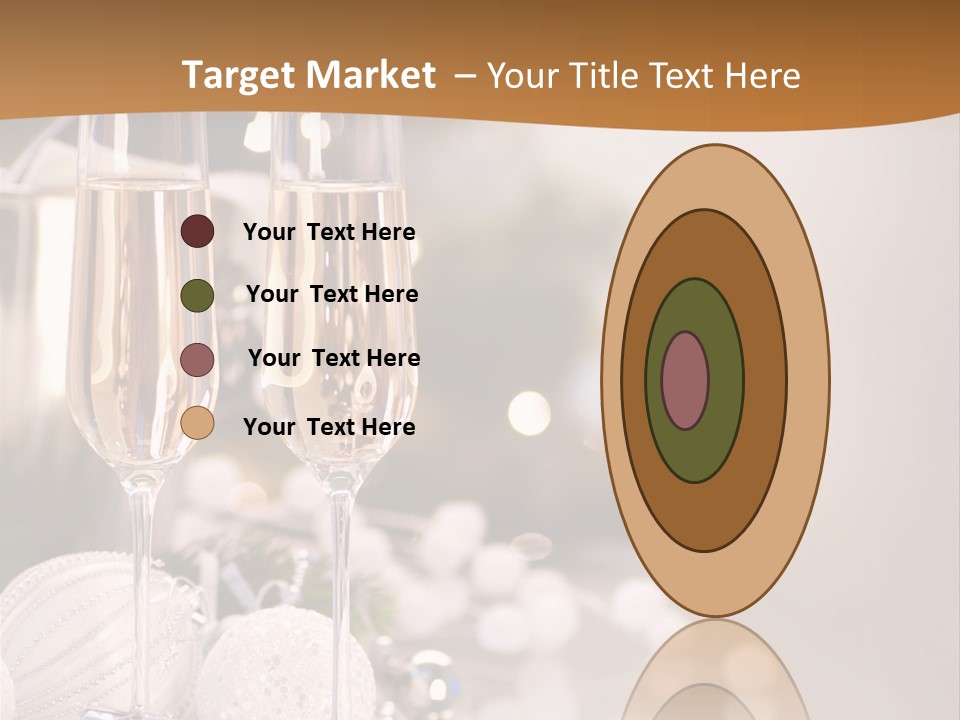 Tree Glass Symbol PowerPoint Template