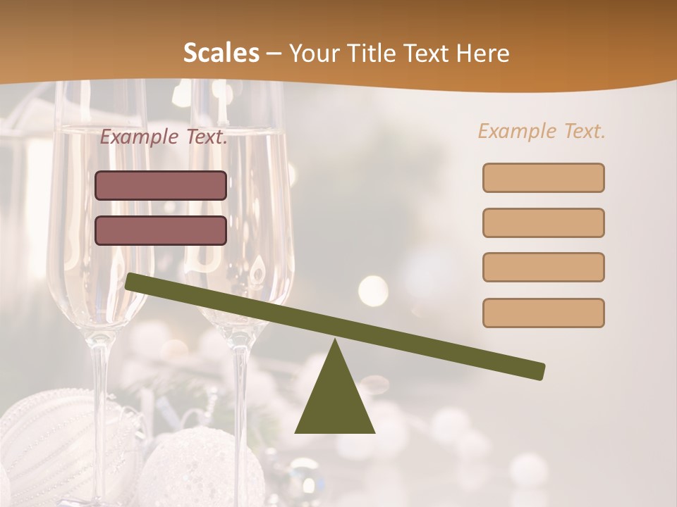 Tree Glass Symbol PowerPoint Template