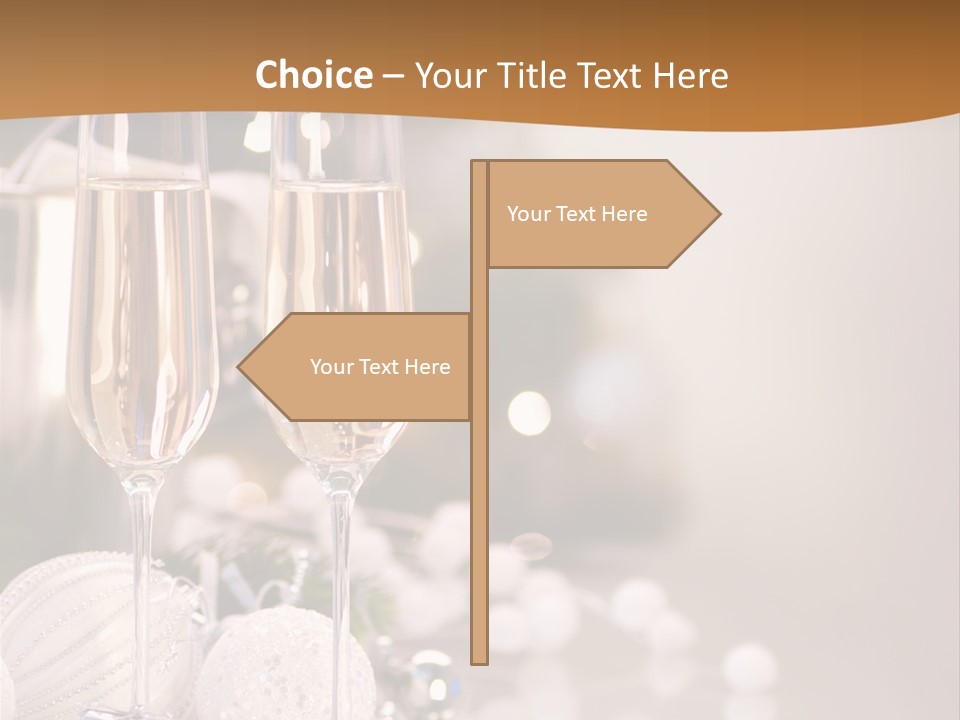 Tree Glass Symbol PowerPoint Template