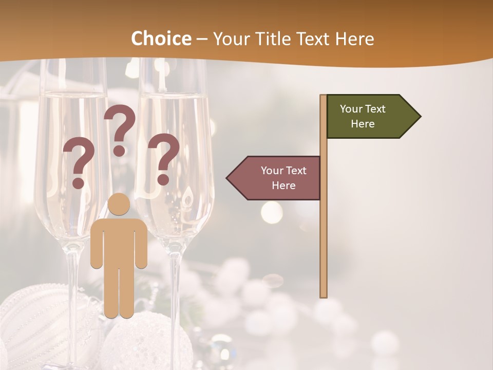 Tree Glass Symbol PowerPoint Template