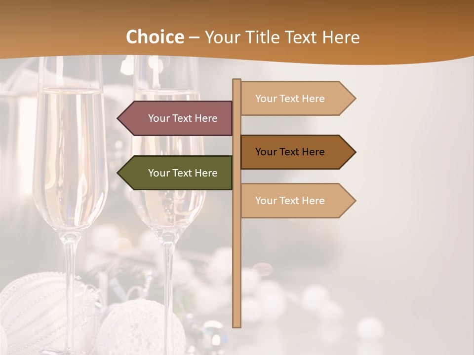 Tree Glass Symbol PowerPoint Template